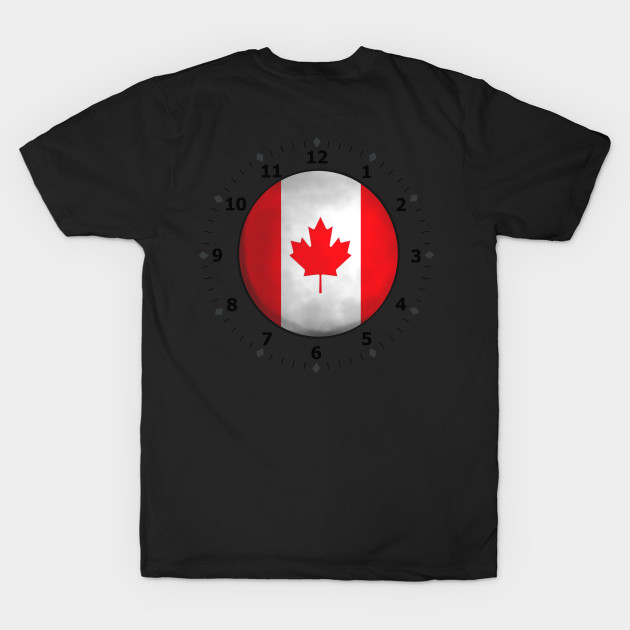 canada flag clock by persa